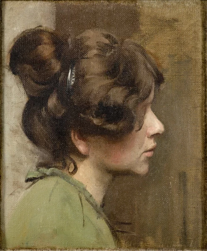 Ritratto di donna - Art Museum of Estonia's painting collection, Tallinn 1